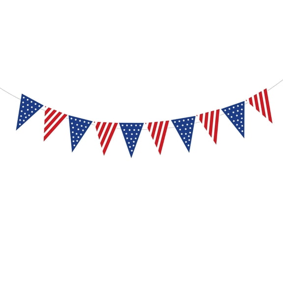 Sahpxhe Independence Day Wall Banner Flag Decor For Outdoor Indoor Yard Garden Porch Patriotic Hanging Sign With Grommets For Easy Mounting Multicolor