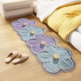thumbnail image 1 of Sahpxhe Runner Rug, Breathable Strip Design Wear Resistant Floral Textured Floor Carpet For Household Leisure Layout Decor, 1 of 5