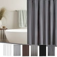 thumbnail image 1 of Sahpxhe Shower Curtain Solid Color Waterproof Bathroom Curtain,Thickened Fabric with Rust-Proof Grommets,Quick-Dry for Home Hotel Door Curtain Partition,31.5X70.9in,Dark Gray-S, 1 of 7