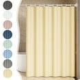 thumbnail image 1 of Sahpxhe Shower Curtain Waterproof Bath Curtain with Hooks,Eva Bathroom Partition and Door Curtain,Fade-Resistant Digital Print,No-Drill Hanging,70.9X47.2in,Yellow, 1 of 9