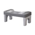 thumbnail image 1 of Sahpxhe Squatty Potty Toilet Stool Step Stool,Non-Slip Bathroom Potty Footrest,Foldable Stackable Foot Rest,Fits All Toilets,Supports Adults Gray, 1 of 6
