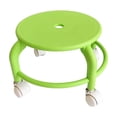 thumbnail image 1 of Sahpxhe Step Stool Castor-Wheel Rolling Low Stool,Plastic Foot Stool Movable Seat with 360° Rotation for Home,Kitchen,Porch to Change Shoes Green, 1 of 6