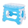 thumbnail image 1 of Sahpxhe Step Stool Foldable Portable Duotone Plastic Camping Stool with Handle,Lightweight Multi-Purpose Kitchen Foot Stool Seat for Home,Office,Outdoor Blue, 1 of 7