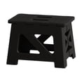 thumbnail image 1 of Sahpxhe Step Stool Heavy Duty Folding Step Stool Foldable,Plastic Camping Chair Collapsible Stool with Non-Slip Textured Top for Home Camping Outdoor Use Black, 1 of 6