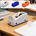 thumbnail image 1 of Sahpxhe Tape Dispenser with Anti-Skid Base and Smooth Roller,Cuts Tape Up to 118 in Width,Heavy-Duty,Size:583X252X256in Gray-S, 1 of 7