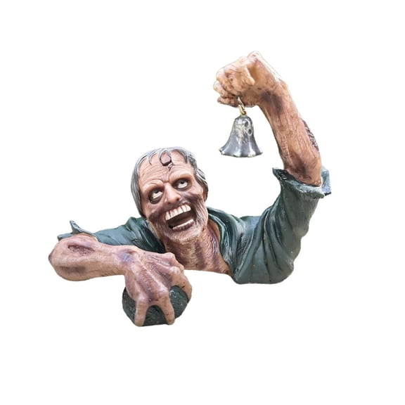 Sahpxhe Terrifying Outdoor Halloween Decorations Half-Body Lantern Zombie for Garden Yard Spooky Holiday Halloween Decor