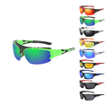 thumbnail image 1 of Sahpxhe Unisex Polarized Sport Sunglasses Windproof Wrap Around UV400 for Cycling Running Fishing Driving Outdoor Activities Green, 1 of 6