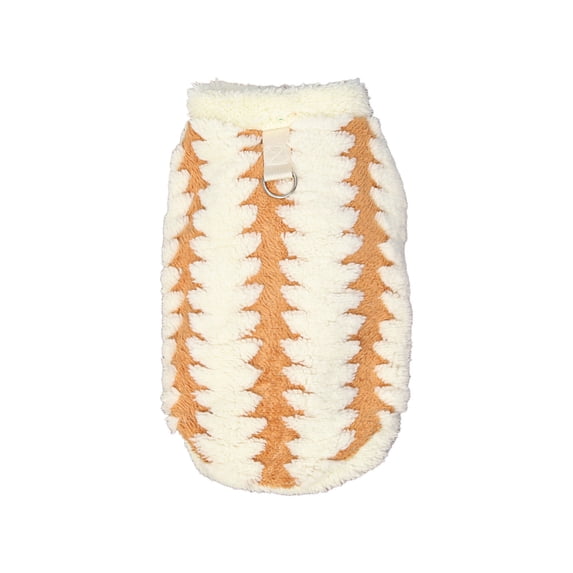 Sahpxhe Winter Pet Coat Dog Clothes for Golden Retriever Large Dogs Cats,Warm Thick Flannel Christmas Costume for Cold Weather,Gifts for Pet Owner,11.81X7.87in Coffee-XS