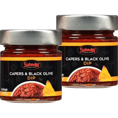 Sahtein Capers & Black Olive Dip, Product of Turkey, 2-Pack 7 oz. Jars