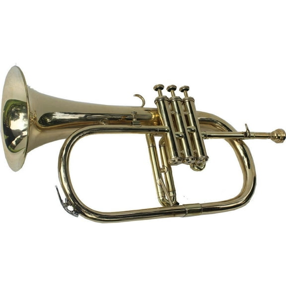 Sai Musical Flugel Horn 3 Valve brass Bb With Free Hard Case+Mouthpiece MUSICALS