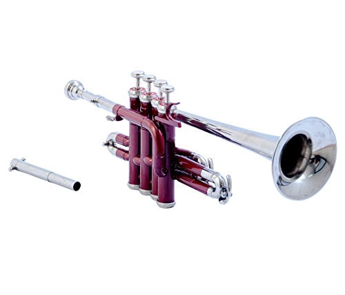 Sai Musical India Piccolo Trumpet Bb Red Nickel