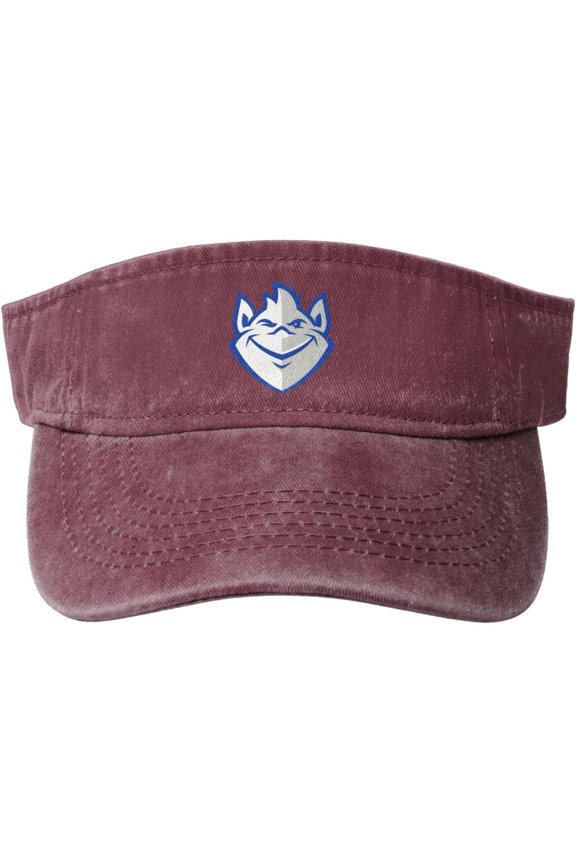 Sai_nt Lou_is Uni_versity Sport Sun Visor Hats Cotton Empty Top Baseball Cap
