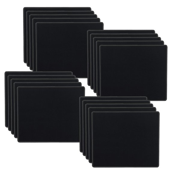 SaiTech IT 20 Pack 2mm Mouse Pad with Stitched Edges Non-Slip Rubber Base, Premium-Textured and Waterproof Mousepads Bulk, Mouse Pad Multipack Mousepad for Computers, Laptop, 8.66 x 7.1 inch