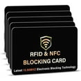 SaiTech IT 5 Pack RFID Blocking Card, One Card Protects Entire Wallet