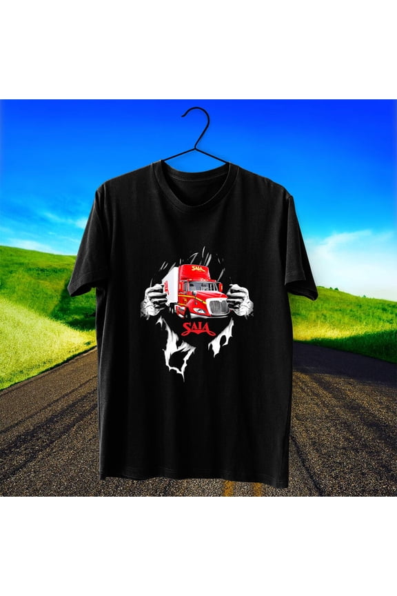 Saia LTL Freight Logo Cotton T-Shirt USA Size S - 5XL