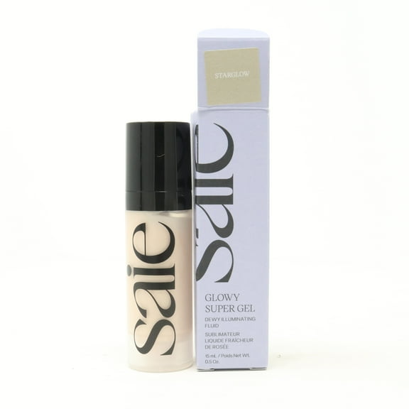 Saie Glowy Super Gel Lightweight Dewy Multipurpose Illuminator Color: Starglow Size: 0.5 FL OZ