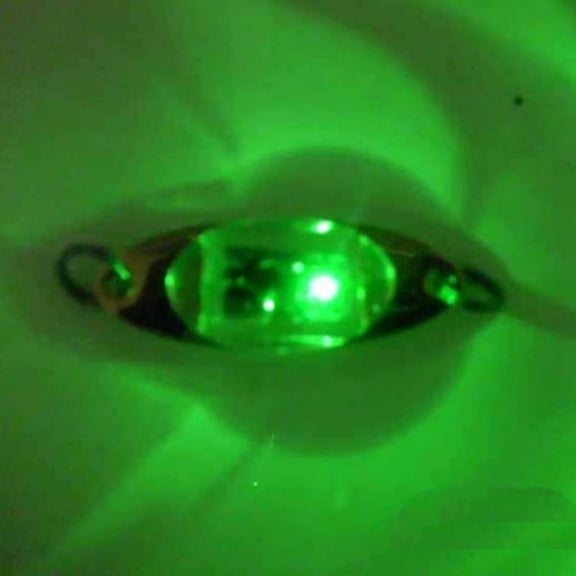 Saient 2.4 inch Flash Lamp LED Deep Drop Fishing Fish Lure Light