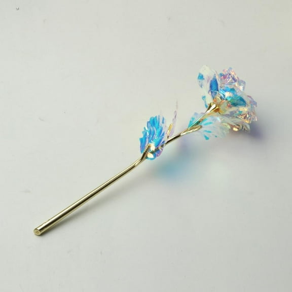 Saient 24K Gold Foil Rose Flower Artificial Flower Lantern Gift Box Exquisite Valentine's Day