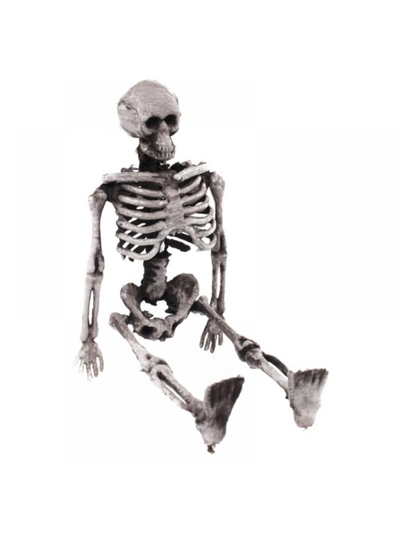 Halloween Skeleton Human Model Skull Full Body Mini Figure Toy Phone Hanger