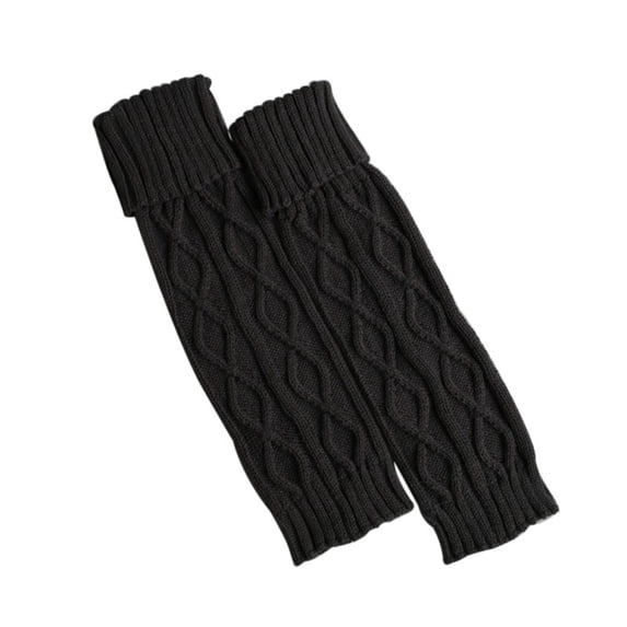 Saient Long cuffed diamond boot cover, calf warmer, knitted soft elastic washable loose socks, ladies autumn and winter leggings, pile of socks, cycling boot covers