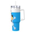 thumbnail image 1 of Saiise 40 oz Insulated Cup with Handle,Double Wall Vacuum Stainless Steel Tumbler, For Cold/Hot Drinks,Coffee Travel Mug for Car/Home/Office/Party/Camping- Bluey, 1 of 8