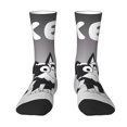 thumbnail image 1 of Saiise Bluey Funny Socks Men Women Adults Novelty Graphic Crew Tube Socks Crazy Design Casual Dress Socks for Sports,Running,Travel, 1 of 7