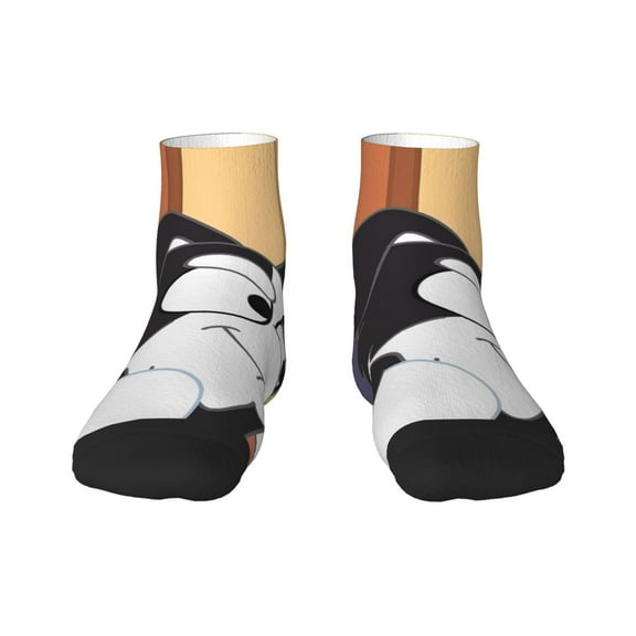 Saiise Bluey Funny Socks Men Women Adults Novelty Graphic Crew Tube Socks Crazy Design Casual Dress Socks for Sports,Running,Travel