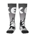 thumbnail image 1 of Saiise Bluey Funny Socks Men Women Boys Kids Adults Novelty Graphic Crew Tube Socks Crazy Design Casual Dress Socks for Sports,Running,Travel, 1 of 7