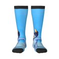 thumbnail image 1 of Saiise Bluey Funny Socks Men Women Boys Kids Adults Novelty Graphic Crew Tube Socks Crazy Design Casual Dress Socks for Sports,Running,Travel, 1 of 7