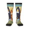 thumbnail image 1 of Saiise Bluey Funny Socks Men Women Boys Kids Adults Novelty Graphic Crew Tube Socks Crazy Design Casual Dress Socks for Sports,Running,Travel, 1 of 7