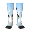 thumbnail image 1 of Saiise Bluey Funny Socks Men Women Boys Kids Adults Novelty Graphic Crew Tube Socks Crazy Design Casual Dress Socks for Sports,Running,Travel, 1 of 7