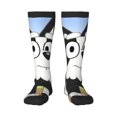 thumbnail image 1 of Saiise Bluey Funny Socks Men Women Boys Kids Adults Novelty Graphic Crew Tube Socks Crazy Design Casual Dress Socks for Sports,Running,Travel, 1 of 7