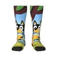 thumbnail image 1 of Saiise Bluey Funny Socks Men Women Boys Kids Adults Novelty Graphic Crew Tube Socks Crazy Design Casual Dress Socks for Sports,Running,Travel, 1 of 7