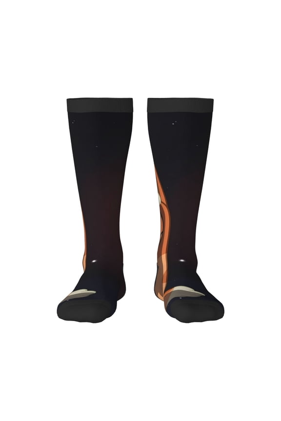 Bluey Funny Socks Men Women Boys Kids Adults Novelty Graphic Crew Tube Socks Crazy Design Casual Dress Socks for Sports,Running,Travel