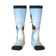 thumbnail image 1 of Saiise Bluey Funny Socks Men Women Boys Kids Adults Novelty Graphic Crew Tube Socks Crazy Design Casual Dress Socks for Sports,Running,Travel, 1 of 7