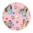 thumbnail image 1 of Saiise Bluey Print Christmas Tree Skirt 36" Tree Skirt Rustic Christmas Decorations for Winter New Year Holiday Party Decor Indoor Outdoor, 1 of 7
