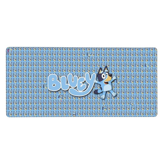 Saiise Bluey Print Large Mouse Pad & Computer Game Mouse Mat Non-Slip Rubber Mice Pads (Bluey ,35.5" x 16")