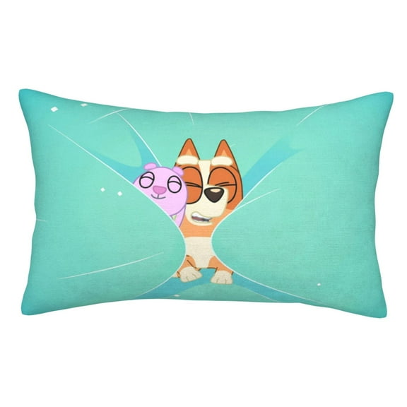 Saiise Bluey Printed Pillowcases with Envelope Closure, Gift for Women Men-14"x20" (Pillow not included)