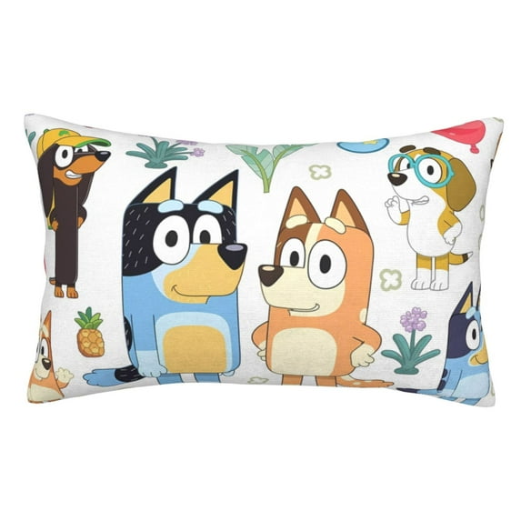 Saiise Bluey Printed Pillowcases with Envelope Closure, Gift for Women Men-20"x30" (Pillow not included)