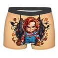 thumbnail image 1 of Saiise Chucky Ac Men's Underwear Boxer Briefs Cotton Trunks Short Leg Underwear (S-XXL), 1 of 7