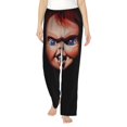 thumbnail image 1 of Saiise Chucky Ay Womens Pama Pants Stretch Comfy Lounge Pants Drawstring Sleep Bottoms with Pockets, 1 of 7