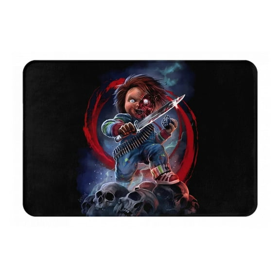Saiise Chucky Bo Doormat Entrance Mat with Anti Slip Rubber Back Floor Mat Rug for Indoor Outdoor Kitchen Bedroom,16 x 24 Inch