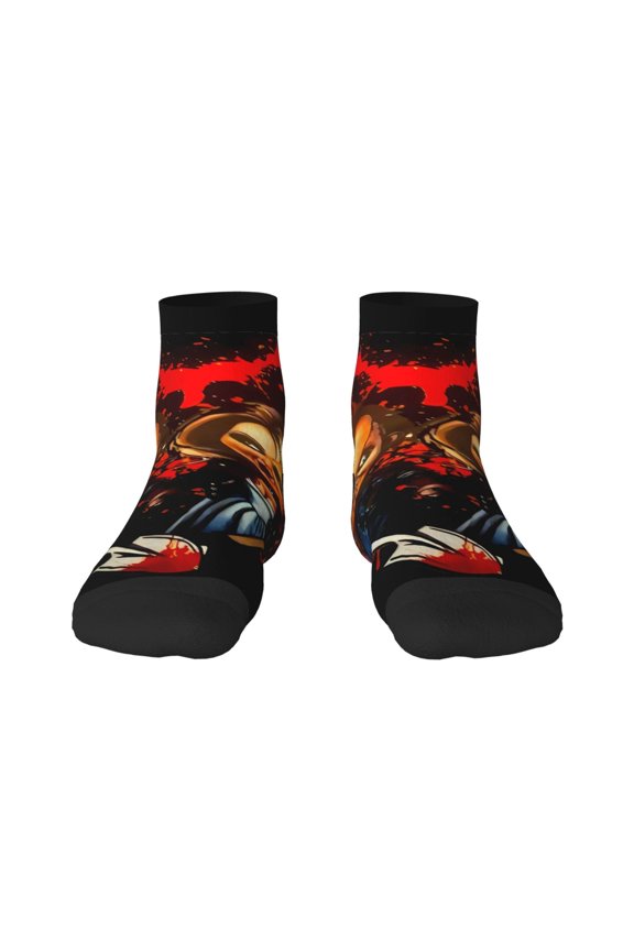 Chucky Funny Socks Men Women Adults Novelty Graphic Crew Tube Socks Crazy Design Casual Dress Socks for Sports,Running,Travel