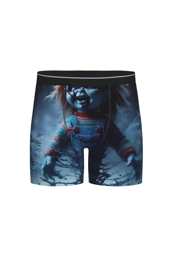 Chucky Men's Underwear Boxer Briefs Cotton Trunks Short Leg Underwear (S-XXL)