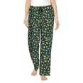 thumbnail image 1 of Saiise Crocodile And Oranges Womens Pajama Pants Stretch Comfy Lounge Pants Drawstring Sleep Bottoms with Pockets-X-Large, 1 of 6