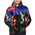 thumbnail image 1 of Saiise Five Nights At Freddy'S Men's Graphic Print Long Sleeve Drawstring Hoodie Pullover Sweatshirt-4X-Large, 1 of 6