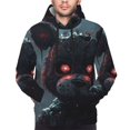 thumbnail image 1 of Saiise Five Nights At Freddy'S Men's Graphic Print Long Sleeve Drawstring Hoodie Pullover Sweatshirt-X-Large, 1 of 6