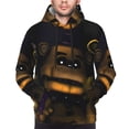 thumbnail image 1 of Saiise Five Nights At Freddy'S Men's Graphic Print Long Sleeve Drawstring Hoodie Pullover Sweatshirt-XX-Large, 1 of 6