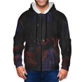thumbnail image 1 of Saiise Five Nights At Freddy'S Mens Zip Up Hoodie Long Sleeve Full-zip Hooded Sweatshirt Pullover With Kangaroo Pocket S-3XL, 1 of 6