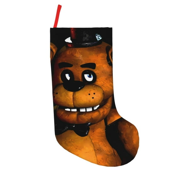 Saiise Five Nights At Freddy'S Print 18 Inches Christmas Stockings,Large Stockings for for Christmas Xmas Tree Holiday Fireplace Family Decor Gifts